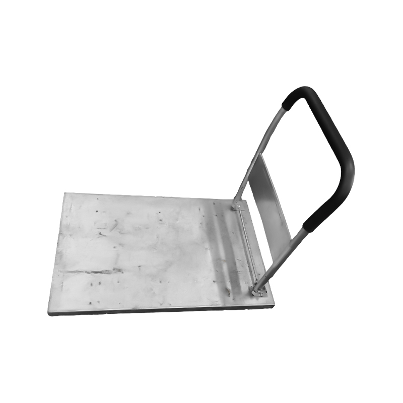 Carrello a mano in lamiera di acciaio per carichi pesanti Carrello a mano per trasporto Carrello a pianale portatile Carrello pieghevole a mano Carrello per uso domestico Rimorchio a pianale